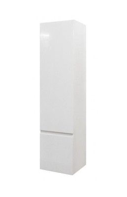 Шкаф-пенал Эстет Dallas Luxe 140 40 R подвесной белый (h=1570)