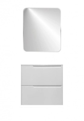 Комплект мебели Эстет Kare Luxe 60 подвесной 2 ящика белый